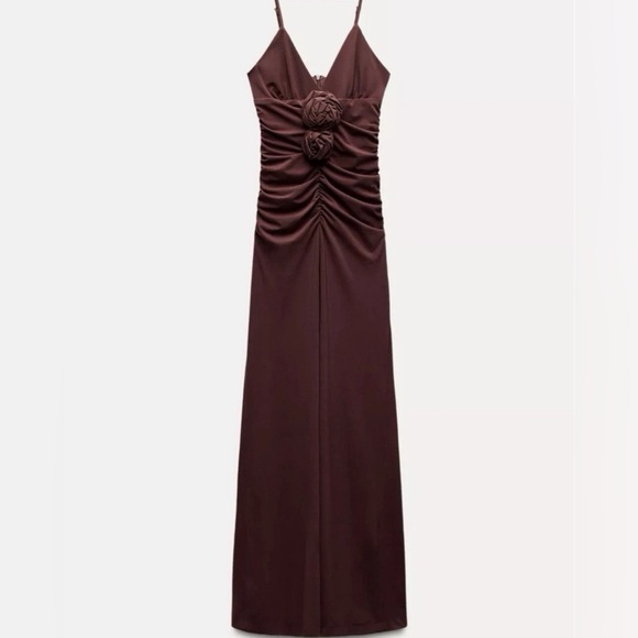 Zara Dresses & Skirts - Zara Deep Red Dress